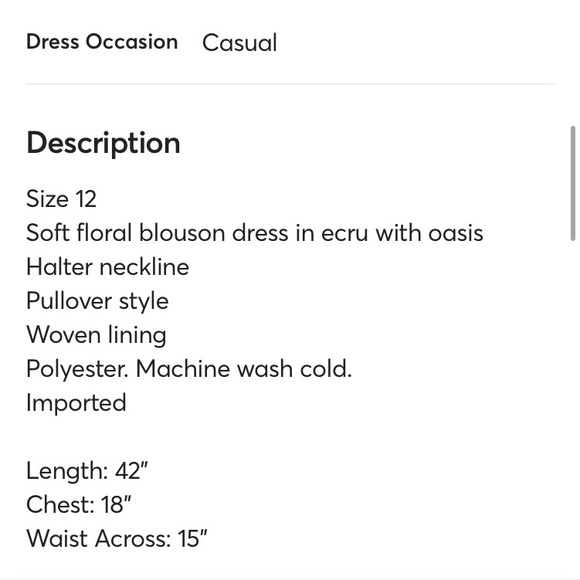 Like new White House Black Market Dress - Picture 12 of 12